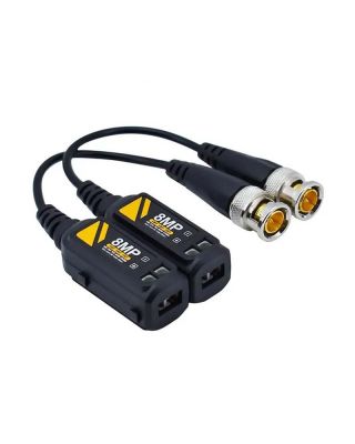  5MP 8MP 4K HD CCTV Video Balun CAT5E CAT6 BNC CVI TVI AHD CVBS