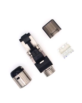 CAT8 7/6/5 Tool Free Field Termination RJ45 Connector 22-26AWG - 10 PACK