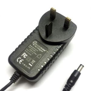 12V 1A 1000ma Plug-in Power Supply with 2.1mm DC Plug