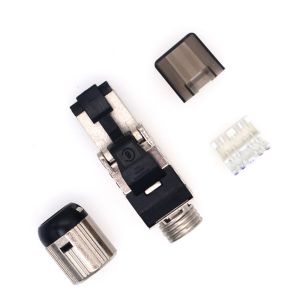 CAT8 7/6/5 Tool Free Field Termination RJ45 Connector 22-26AWG - 10 PACK