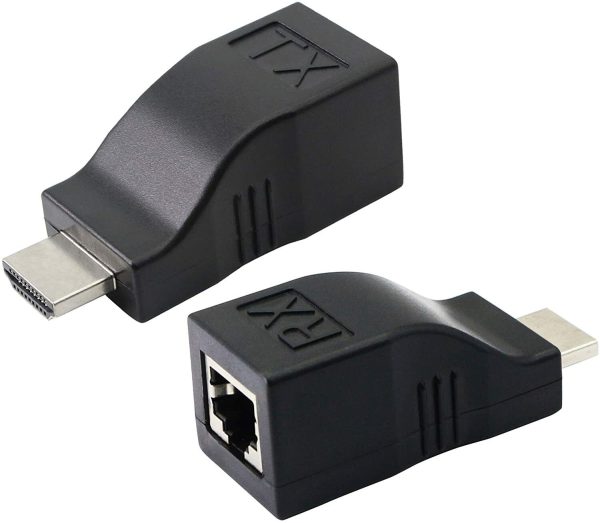 HDMI Extender Over CAT5E CAT6 Network Ethernet Cable 1080P 3D - Image 4