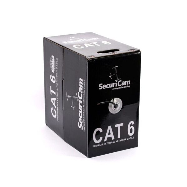 CAT6 Premium Outdoor Grade Double Jacket Solid Copper Cable Pull Box 305m