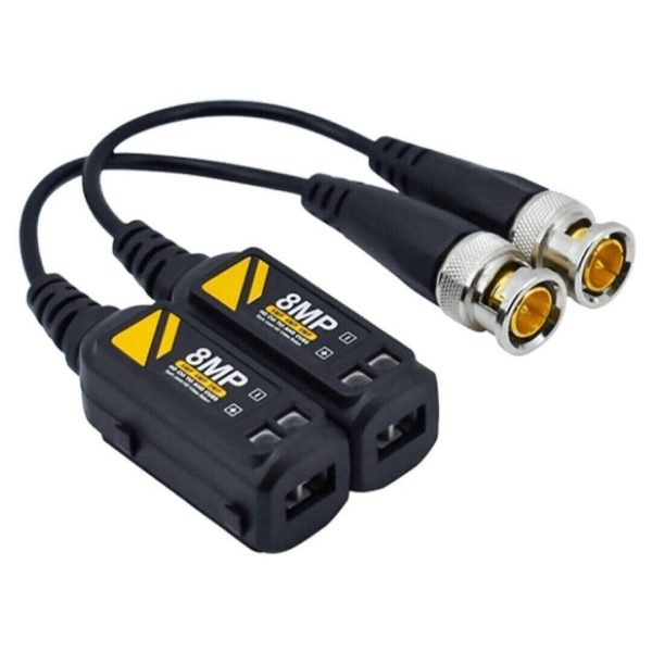 5MP 8MP 4K HD CCTV Video Balun CAT5E CAT6 BNC CVI TVI AHD CVBS