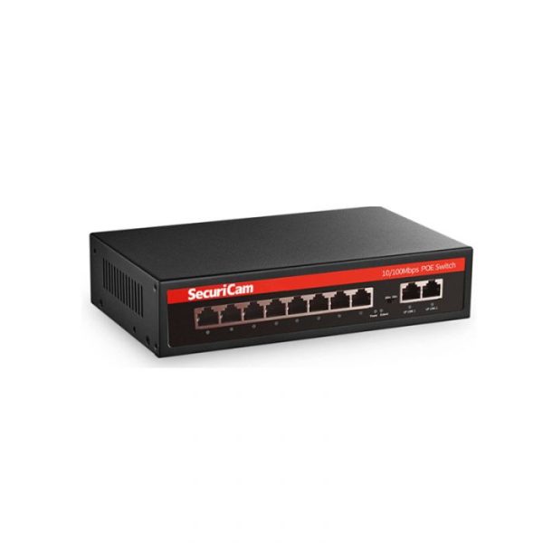 8 Port 10/100Mbps Desktop PoE Network Switch