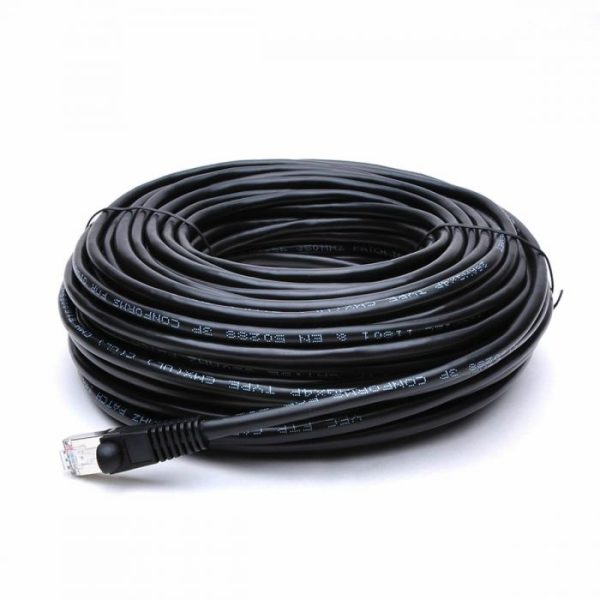 50m Outdoor CAT6 SOLID COPPER UTP External Network Cable GigaBit POE Patch Lead