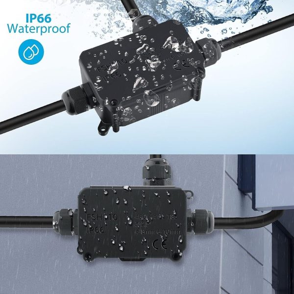 3 Way Electrical Waterproof IP66 Junction Box - Image 9