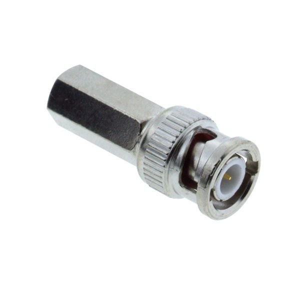 100X BNC Twist Coax Video Connector (Male RG59 BNC)