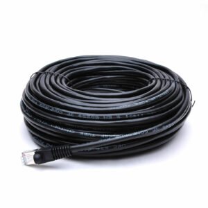 100m Outdoor CAT6 SOLID COPPER UTP External Network Cable GigaBit POE Patch Lead